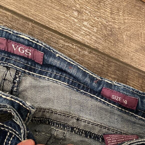 VGS Denim Women's Boot Jeans Medium Wash Size 14 - Picture 5 of 12